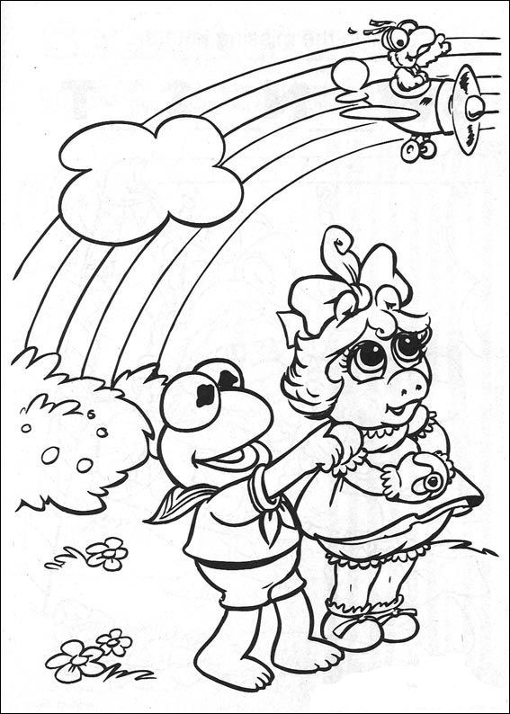 Kids-n-fun.com | Coloring page Muppet babies Muppet babies